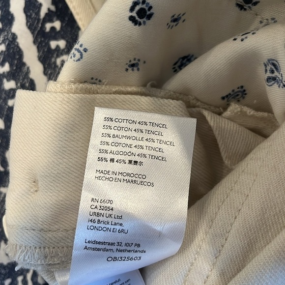 Anthropologie Overalls Pilco Relaxed Short Overalls NWOT Size 30 - Picture 8 of 8